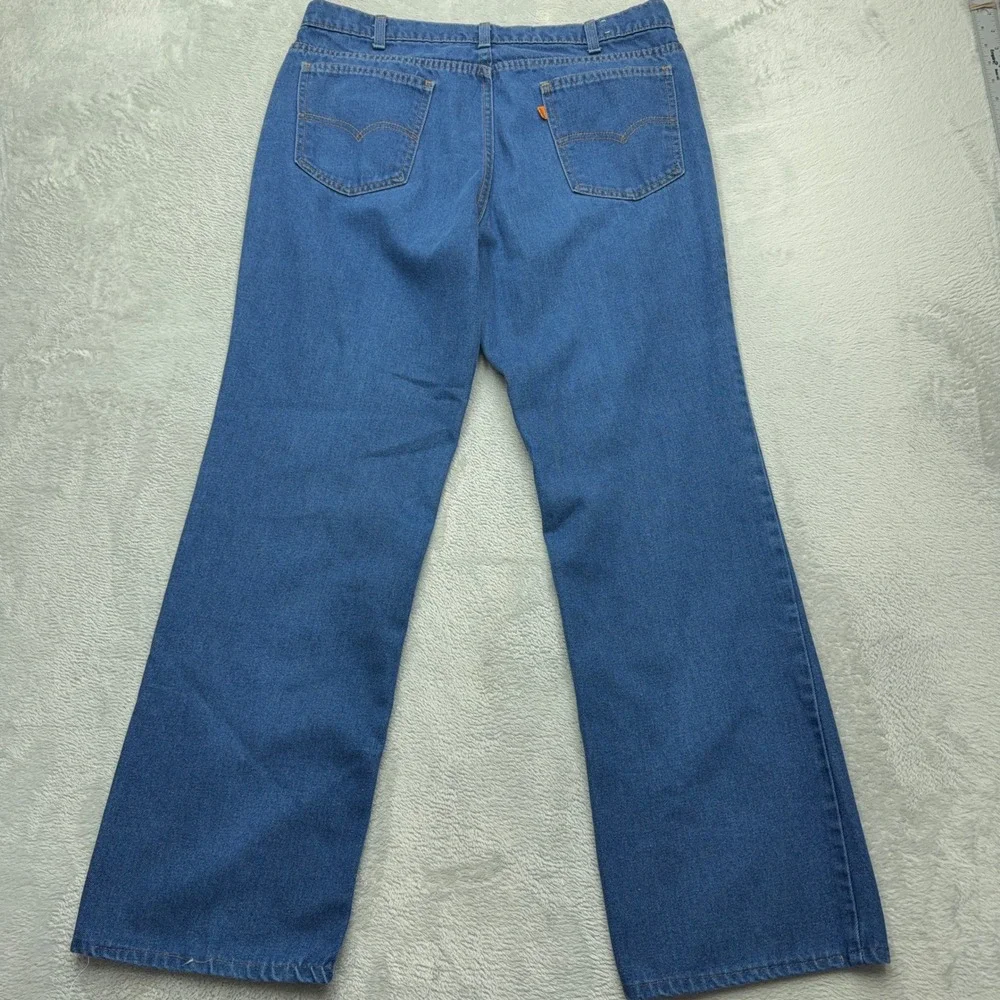 Levi's Jeans Mens 36x31 Orange Tab Skosh More Room Straight Leg Denim
